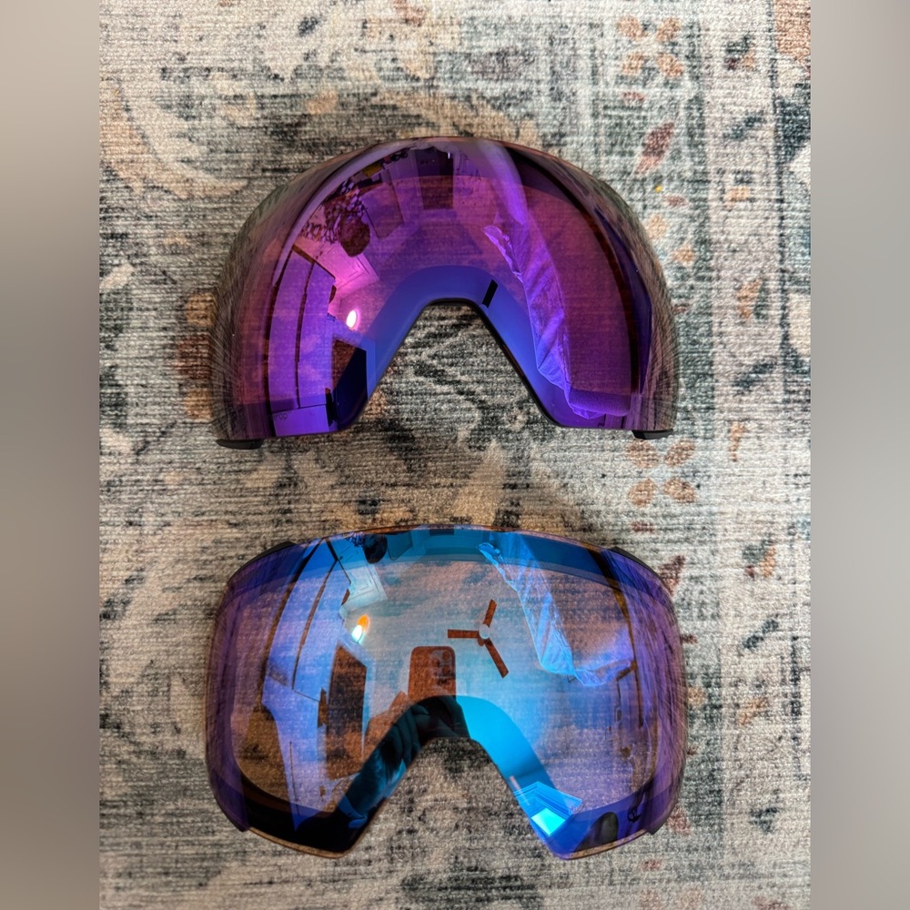 SMITH I/O Mag Replacement Extra Lens Purple Violet Mirror and low light lens